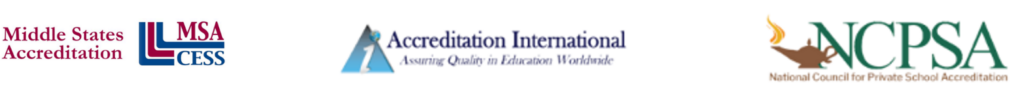 Middle States Association、Accreditation International、National Council for Private School Accreditationの認証